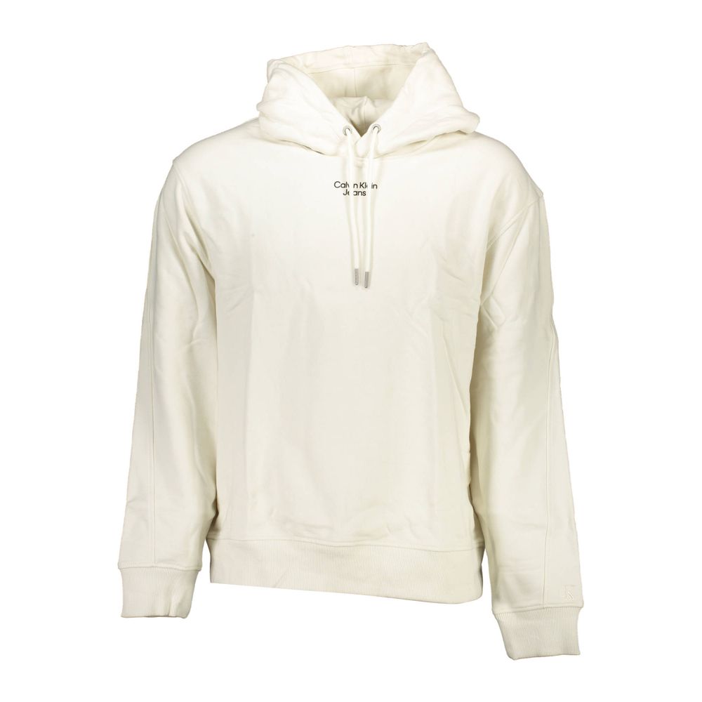 Calvin Klein White Cotton Men Sweater $234.00 Calvin Klein Luzworld