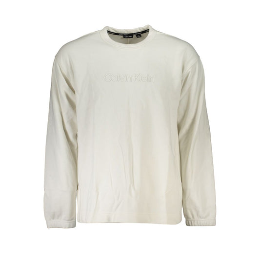 Calvin Klein White Cotton Men Sweater $203.00 Calvin Klein Luzworld