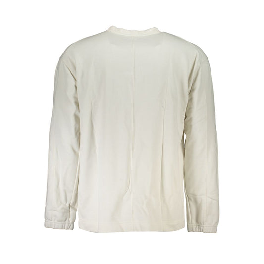 Calvin Klein White Cotton Men Sweater $203.00 Calvin Klein Luzworld