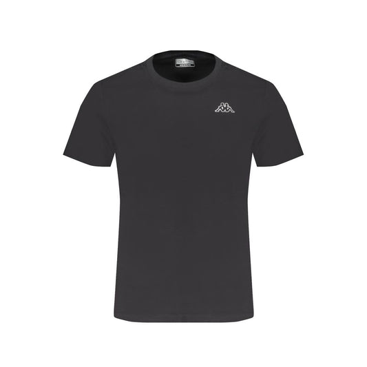 Kappa Black Cotton Men's T-Shirt