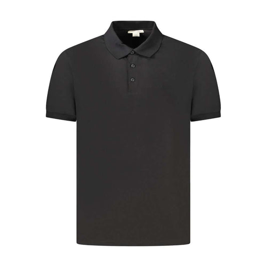 Calvin Klein Black Cotton Men Polo Shirt $189.00 Calvin Klein Luzworld