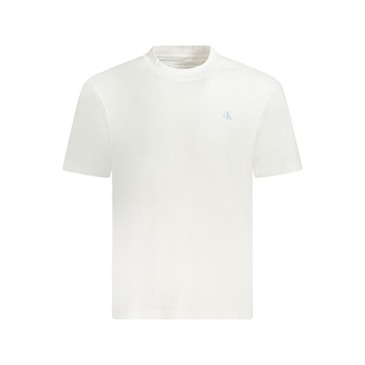 Calvin Klein White Cotton T-Shirt $140.00 Calvin Klein Luzworld