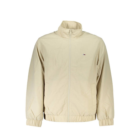Tommy Hilfiger Beige Polyamide Men Jacket $281.00 Tommy Hilfiger Luzworld