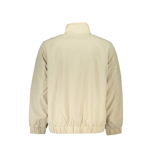 Tommy Hilfiger Beige Polyamide Men Jacket $281.00 Tommy Hilfiger Luzworld