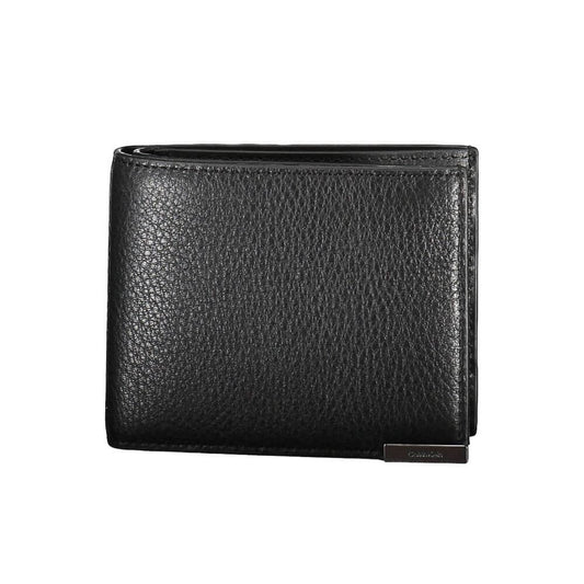 Calvin Klein Black Leather Men Wallet $200.00 Calvin Klein Luzworld