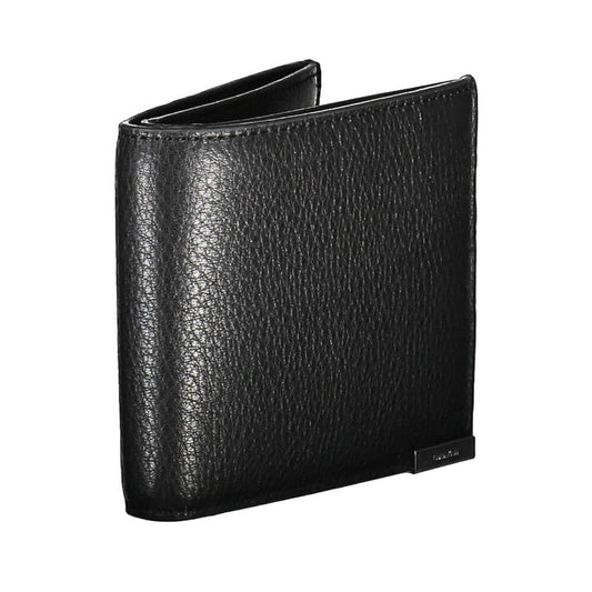Calvin Klein Black Leather Men Wallet $200.00 Calvin Klein Luzworld