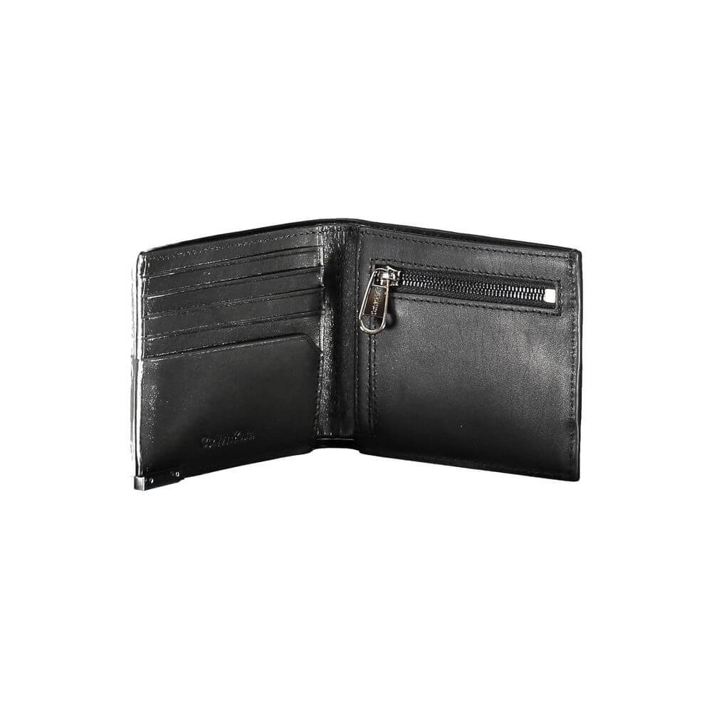 Calvin Klein Black Leather Men Wallet $200.00 Calvin Klein Luzworld