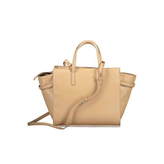Calvin Klein Beige Polyester Women Handbag $546.00 Calvin Klein Luzworld