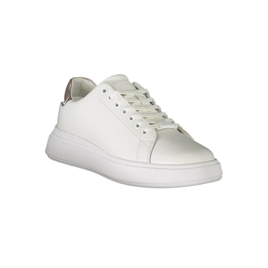 Calvin Klein White Polyester Sneaker $306.00 Calvin Klein Luzworld