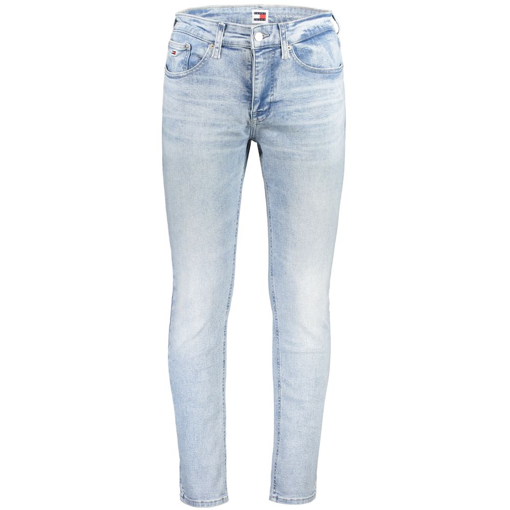 Tommy Hilfiger Blue Cotton Men's Tapered Jean $234.00 Tommy Hilfiger Luzworld