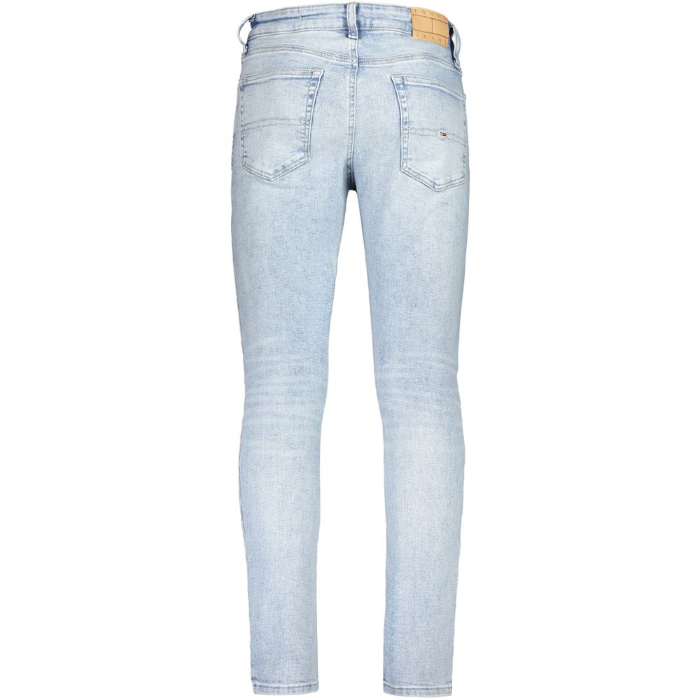 Tommy Hilfiger Blue Cotton Men's Tapered Jean $234.00 Tommy Hilfiger Luzworld