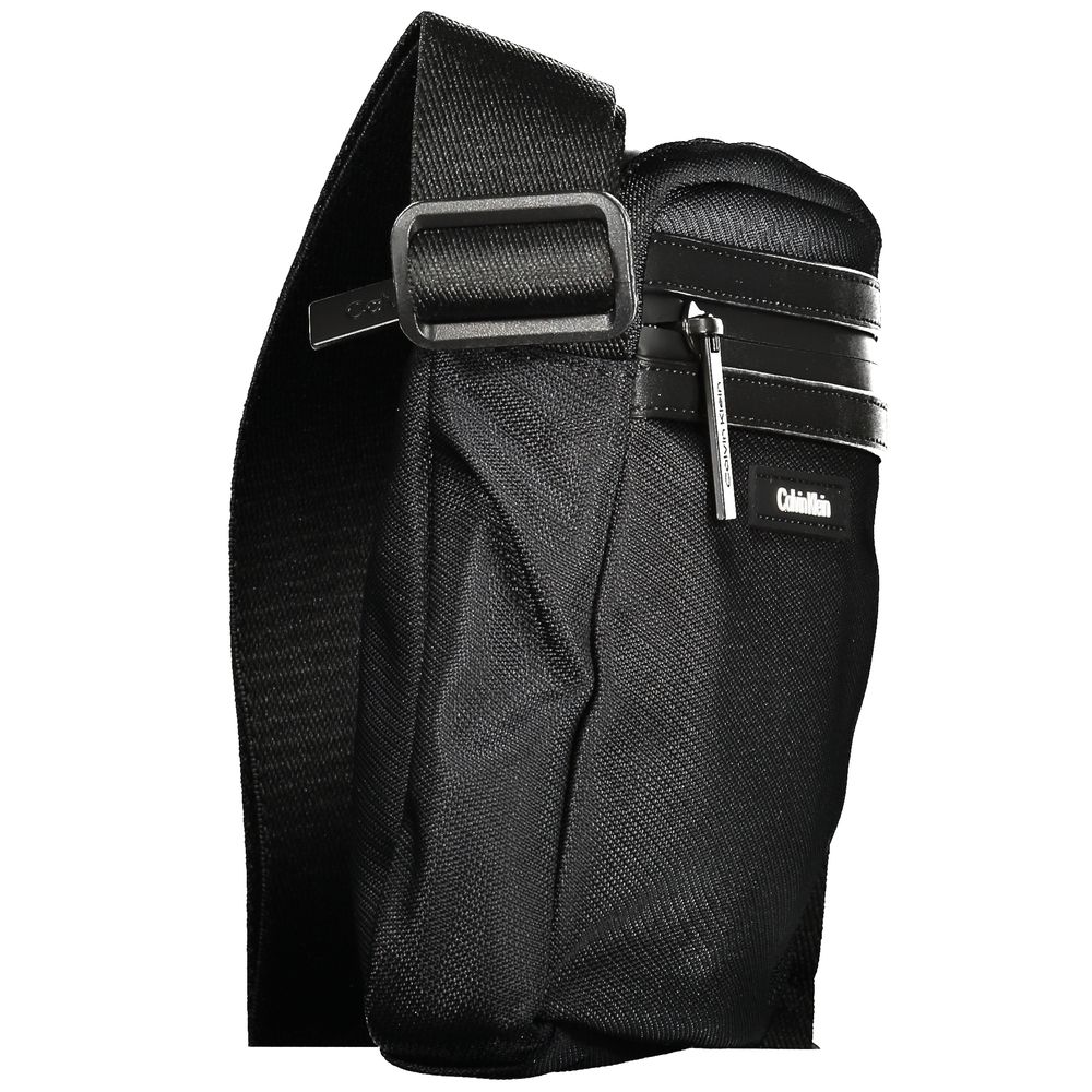 Calvin Klein Black Polyester Men Shoulder Bag $186.00 Calvin Klein Luzworld