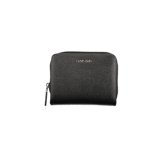Calvin Klein Black Polyethylene Women Wallet $170.00 Calvin Klein Luzworld