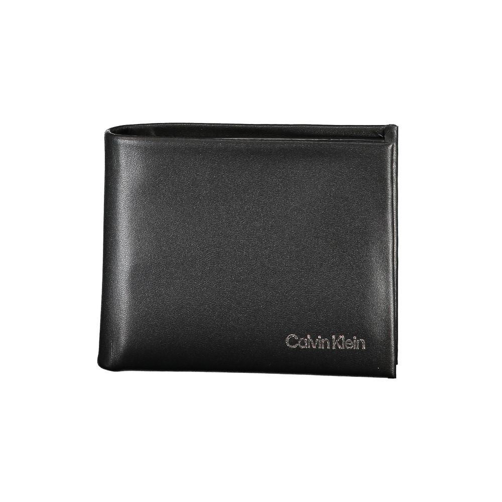 Calvin Klein Black Polyester Men Wallet $193.00 Calvin Klein Luzworld