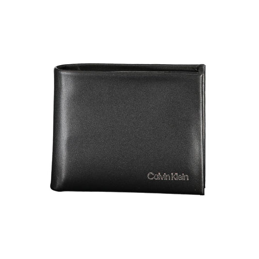 Calvin Klein Black Polyester Men Wallet $193.00 Calvin Klein Luzworld