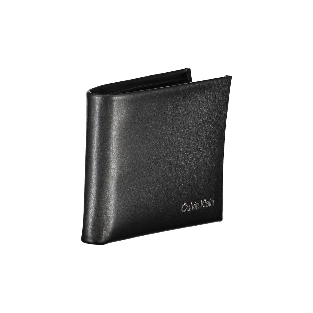 Calvin Klein Black Polyester Men Wallet $193.00 Calvin Klein Luzworld