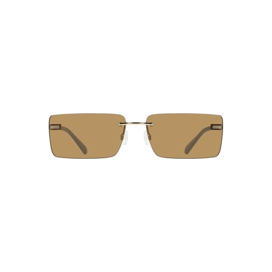 Calvin Klein Beige Metal Women Sunglass $277.00 Calvin Klein Luzworld