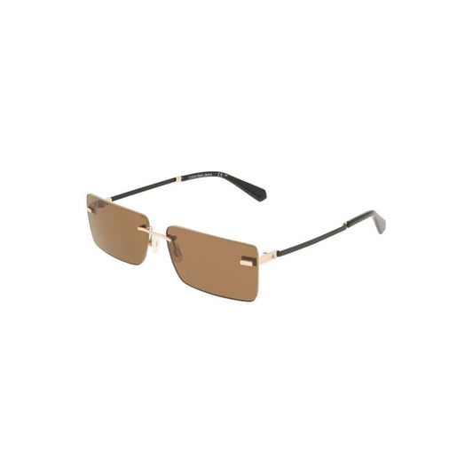 Calvin Klein Beige Metal Women Sunglass $277.00 Calvin Klein Luzworld