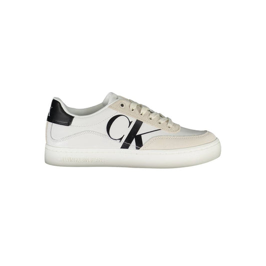 Calvin Klein White Polyester Sneaker $256.00 Calvin Klein Luzworld