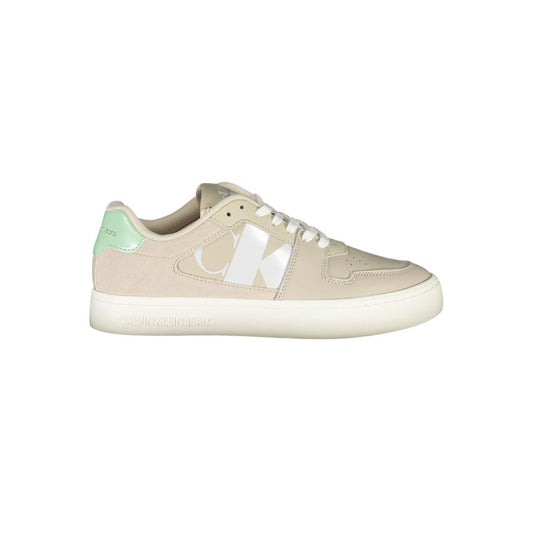 Calvin Klein Beige Polyester Sneaker $240.00 Calvin Klein Luzworld