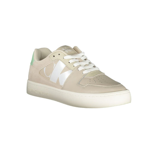 Calvin Klein Beige Polyester Sneaker $240.00 Calvin Klein Luzworld