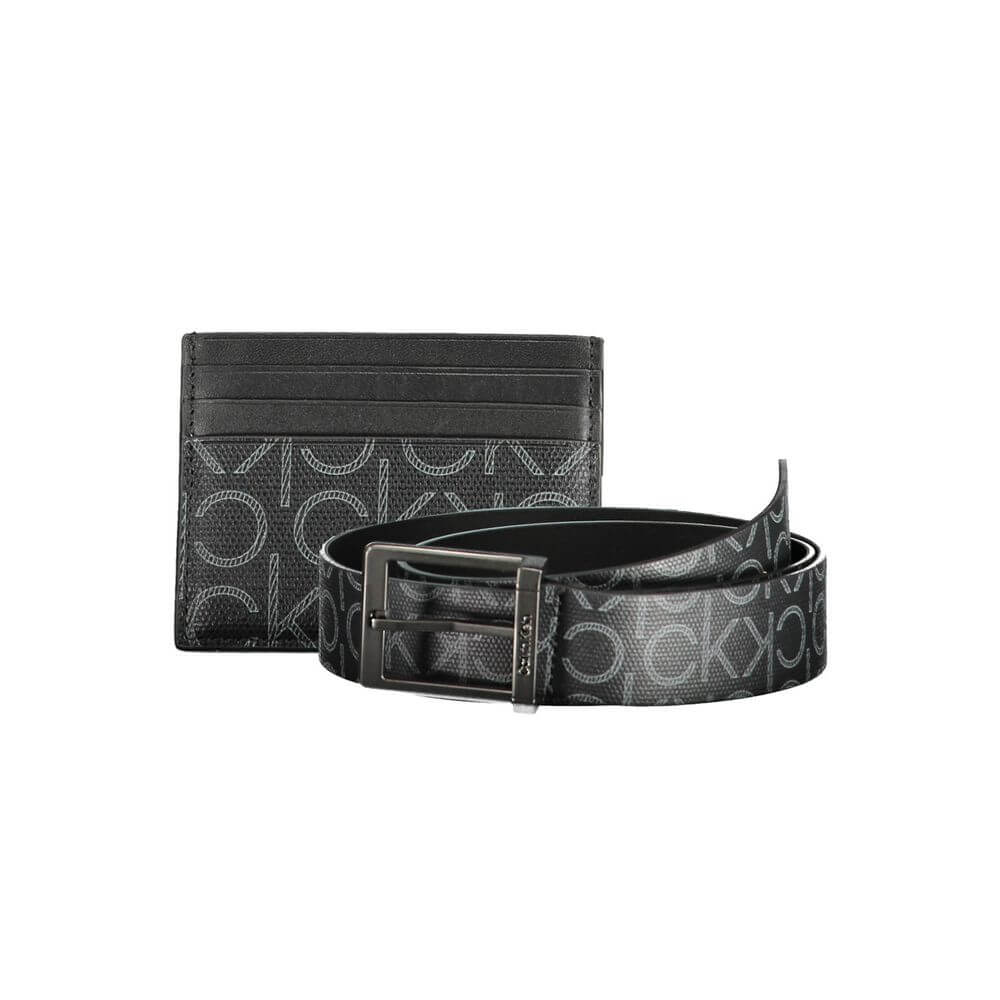 Calvin Klein Black Polyethylene Mens Wallet $201.00 Calvin Klein Luzworld