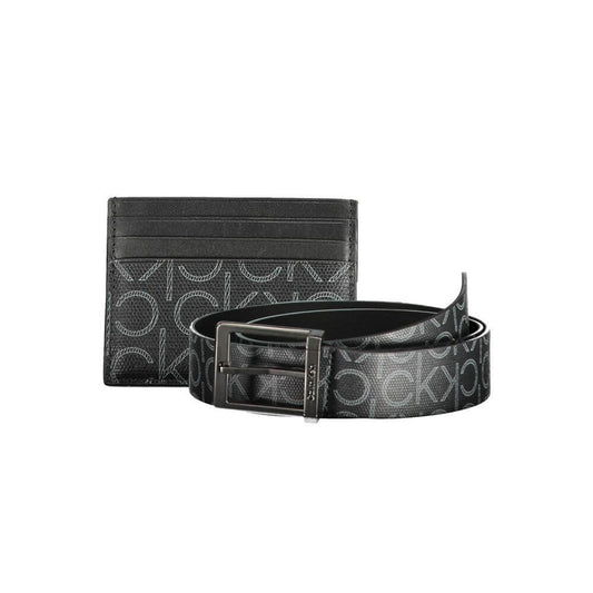 Calvin Klein Black Polyethylene Mens Wallet $201.00 Calvin Klein Luzworld