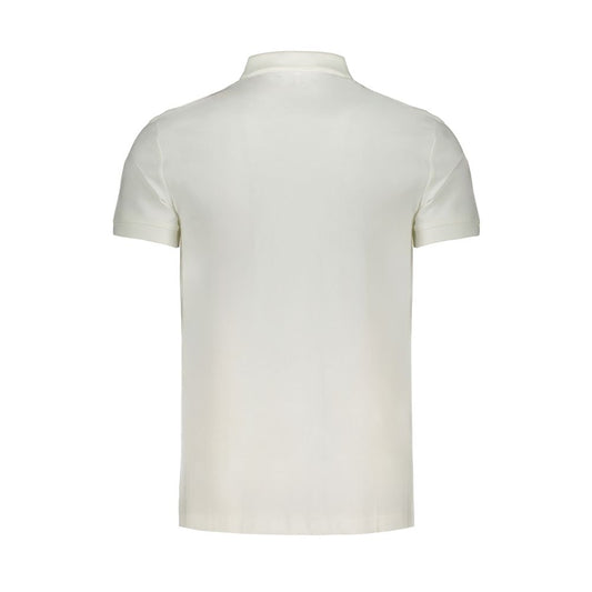 Calvin Klein White Cotton Polo Shirt $203.00 Calvin Klein Luzworld
