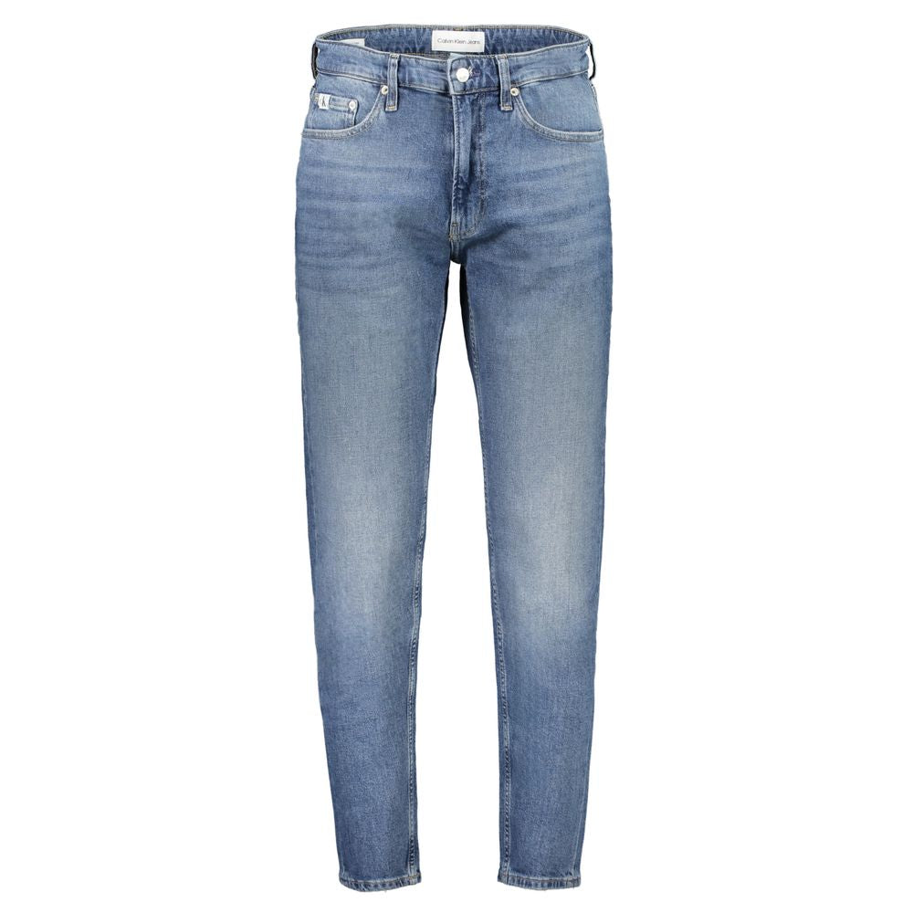 Calvin Klein Blue Cotton Men Jeans $234.00 Calvin Klein Luzworld