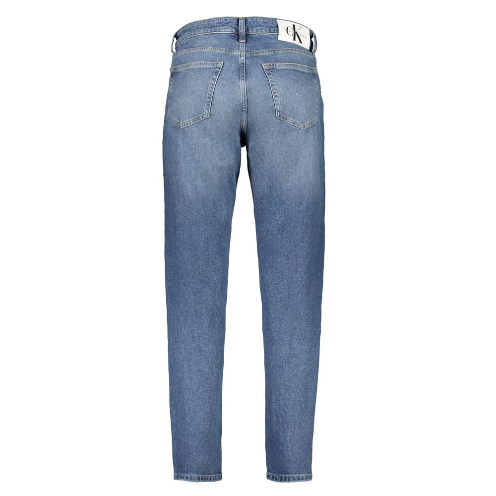 Calvin Klein Blue Cotton Men Jeans $234.00 Calvin Klein Luzworld