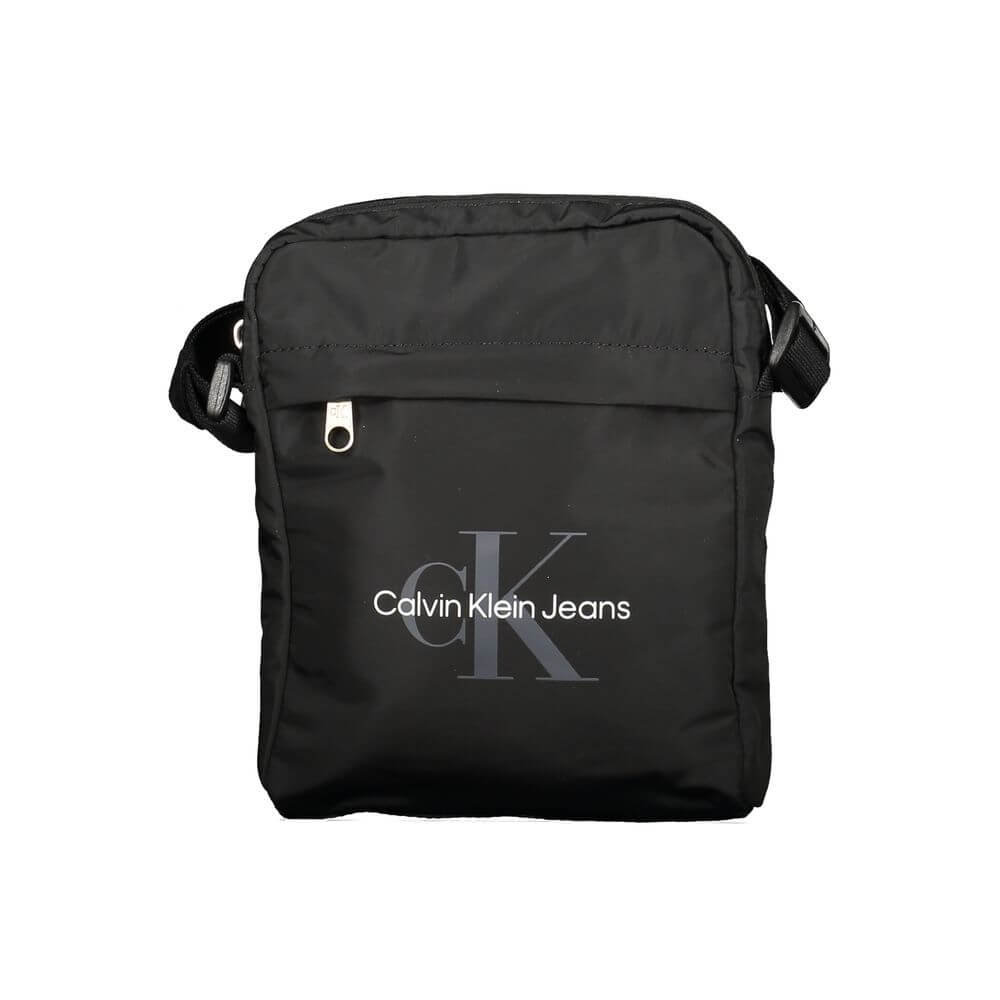 Calvin Klein Black Polyester Men Shoulder Bag $186.00 Calvin Klein Luzworld
