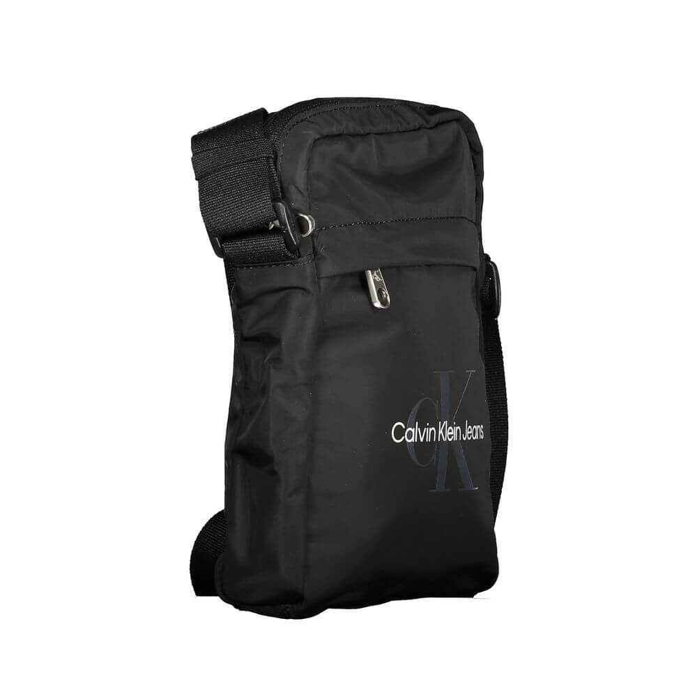 Calvin Klein Black Polyester Men Shoulder Bag $186.00 Calvin Klein Luzworld