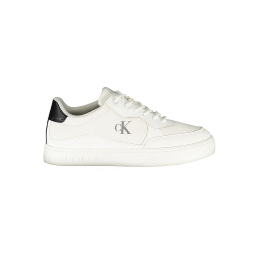 Calvin Klein White Polyester Men Sneaker $244.00 Calvin Klein Luzworld