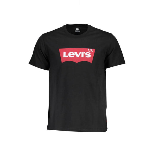 Levi's Black Cotton Men T-Shirt $135.00 Levi's Luzworld
