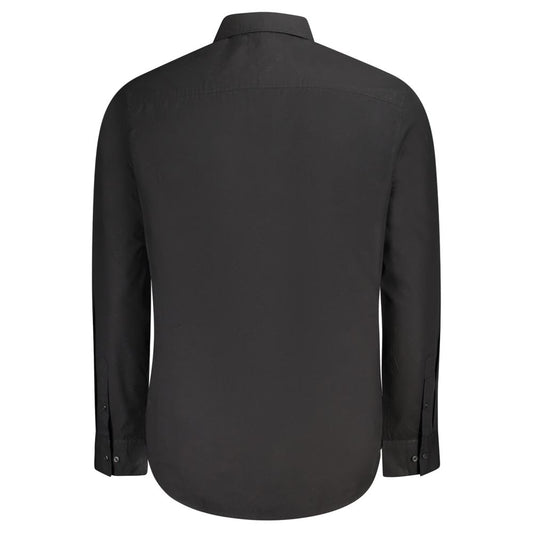 Calvin Klein Black Cotton Shirt $205.00 Calvin Klein Luzworld