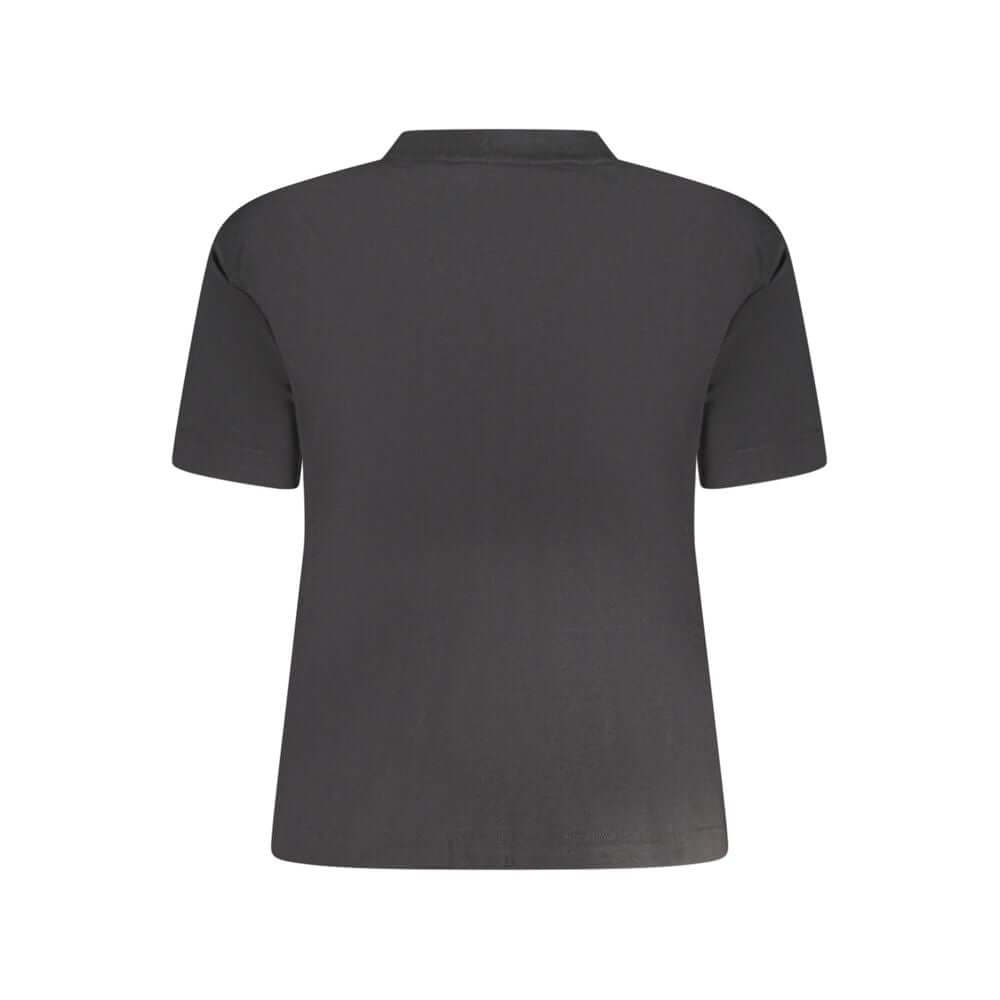 Calvin Klein Black Cotton Women T-Shirt $140.00 Calvin Klein Luzworld