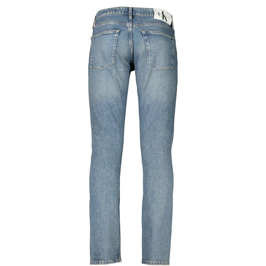 Calvin Klein Blue Cotton Men Jeans $250.00 Calvin Klein Luzworld