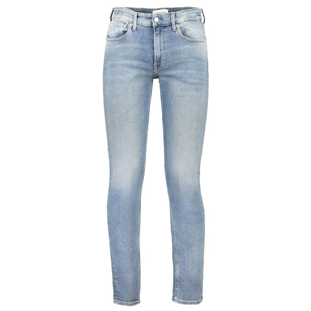 Calvin Klein Blue Cotton Men Jeans $234.00 Calvin Klein Luzworld