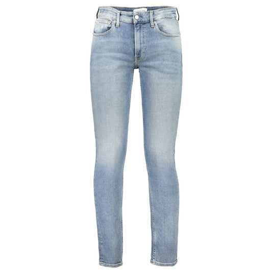 Calvin Klein Blue Cotton Men Jeans $234.00 Calvin Klein Luzworld