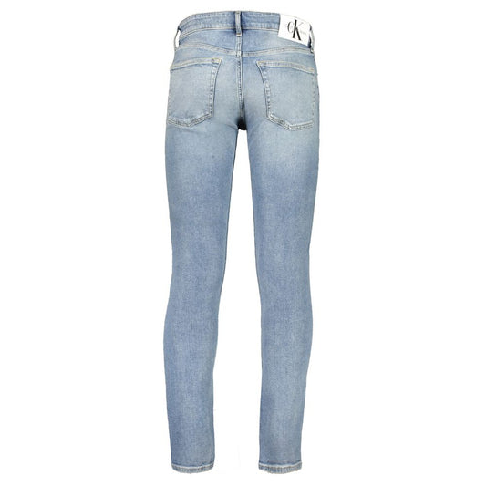 Calvin Klein Blue Cotton Men Jeans $234.00 Calvin Klein Luzworld