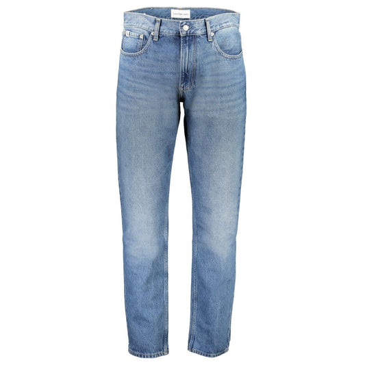 Calvin Klein Blue Cotton Men Jeans $250.00 Calvin Klein Luzworld
