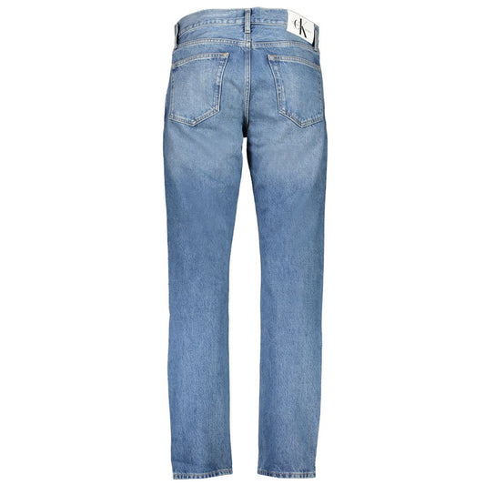 Calvin Klein Blue Cotton Men Jeans $250.00 Calvin Klein Luzworld