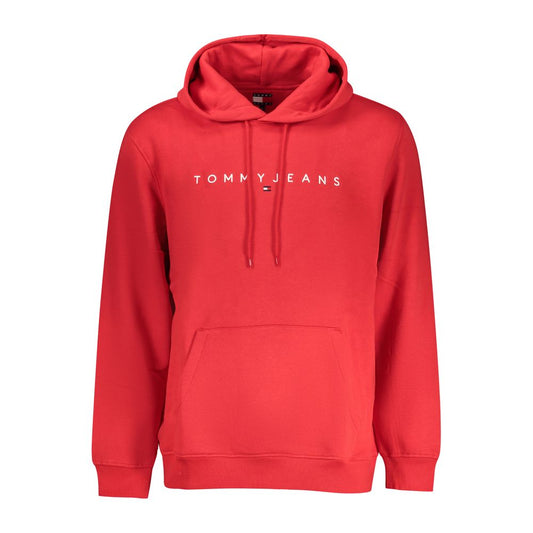 Tommy Hilfiger Red Cotton Men Sweater $221.00 Tommy Hilfiger Luzworld