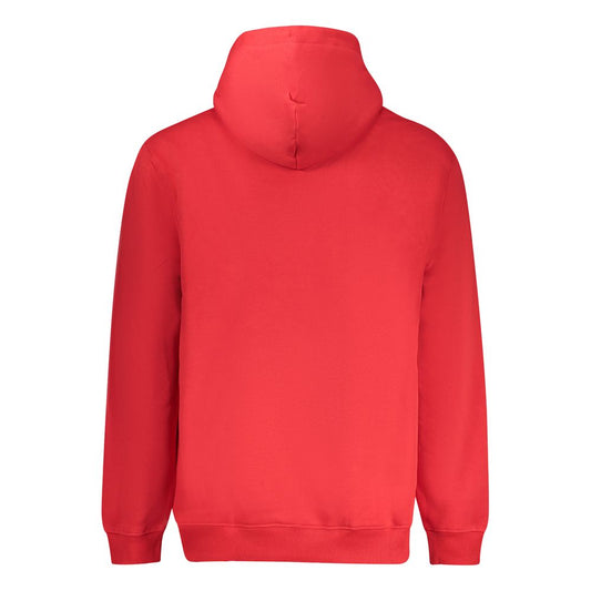 Tommy Hilfiger Red Cotton Men Sweater $221.00 Tommy Hilfiger Luzworld