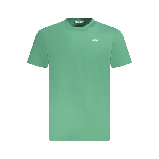 Fila Green Cotton Men T-Shirt $124.00 Fila Luzworld