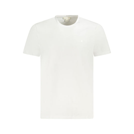 Calvin Klein White Cotton T-Shirt $132.00 Calvin Klein Luzworld