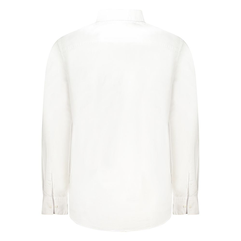 Calvin Klein White Cotton Men Shirt $221.00 Calvin Klein Luzworld