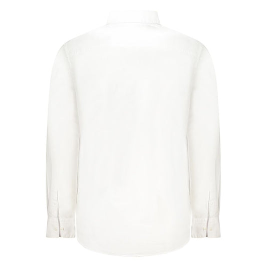 Calvin Klein White Cotton Men Shirt $221.00 Calvin Klein Luzworld