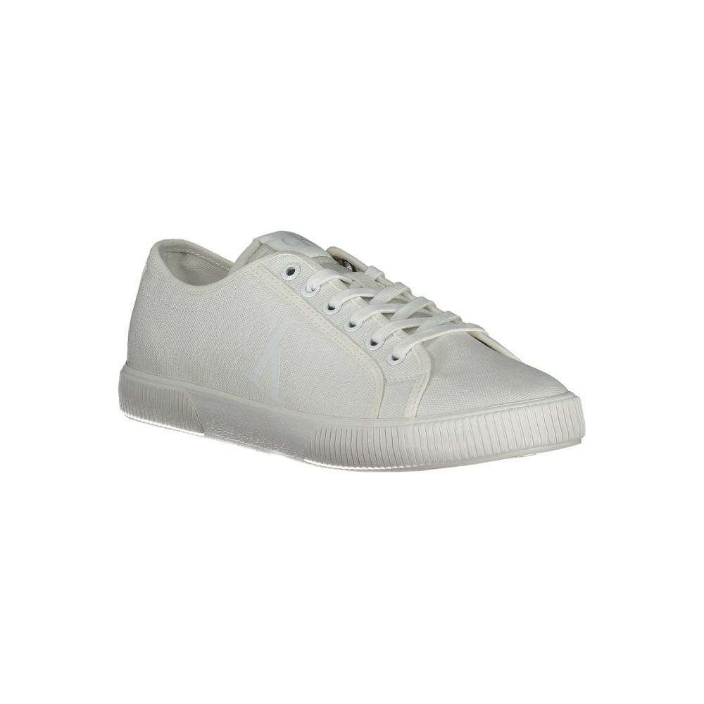 Calvin Klein White Polyester Men Sneaker $207.00 Calvin Klein Luzworld