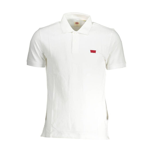 Levi's White Cotton Men Polo $145.00 Levi's Luzworld